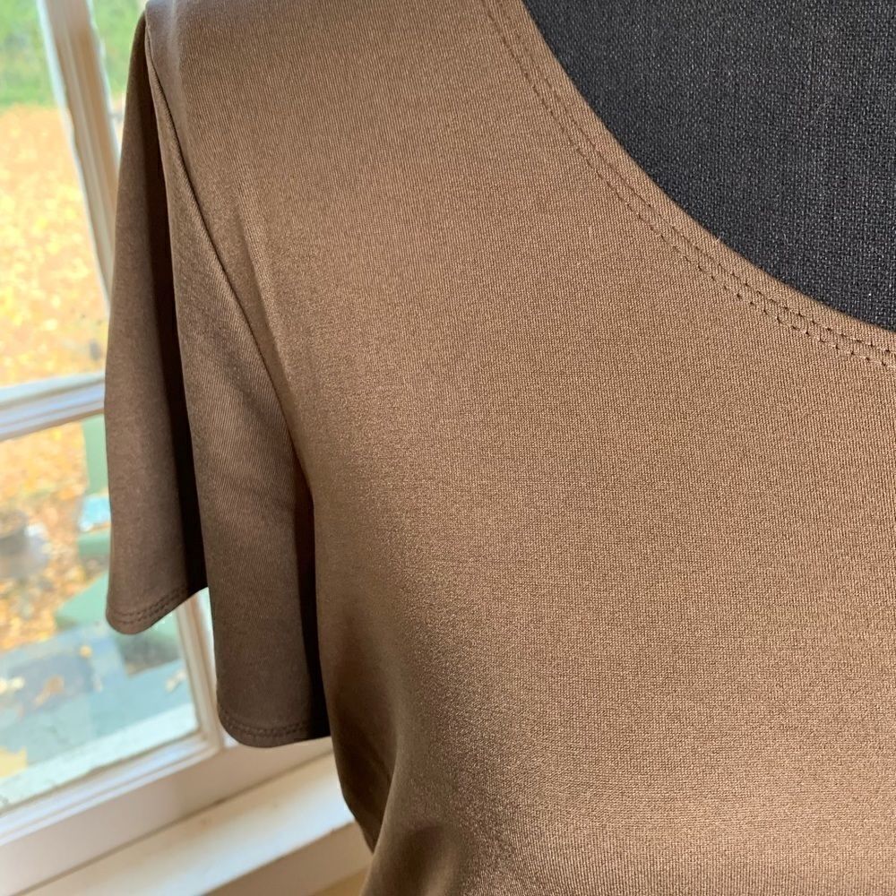 Elementz basic Jersey knit everyday T drab green size large - Picture 5 of 5